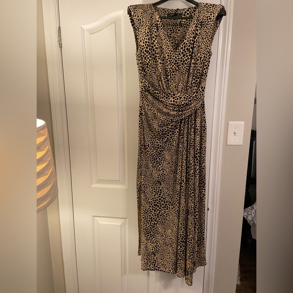 BCBG Maxazria Lyla Wrap Front MIDI dress